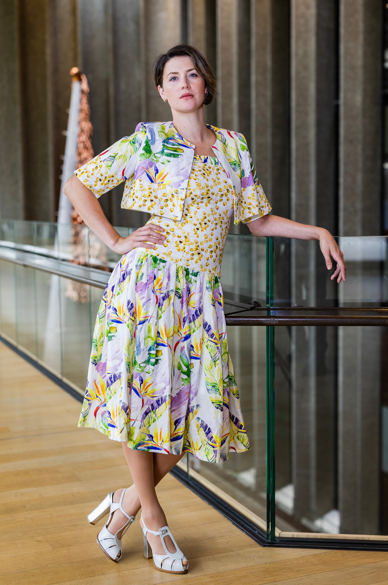 Tropical Dream Strapless Dress