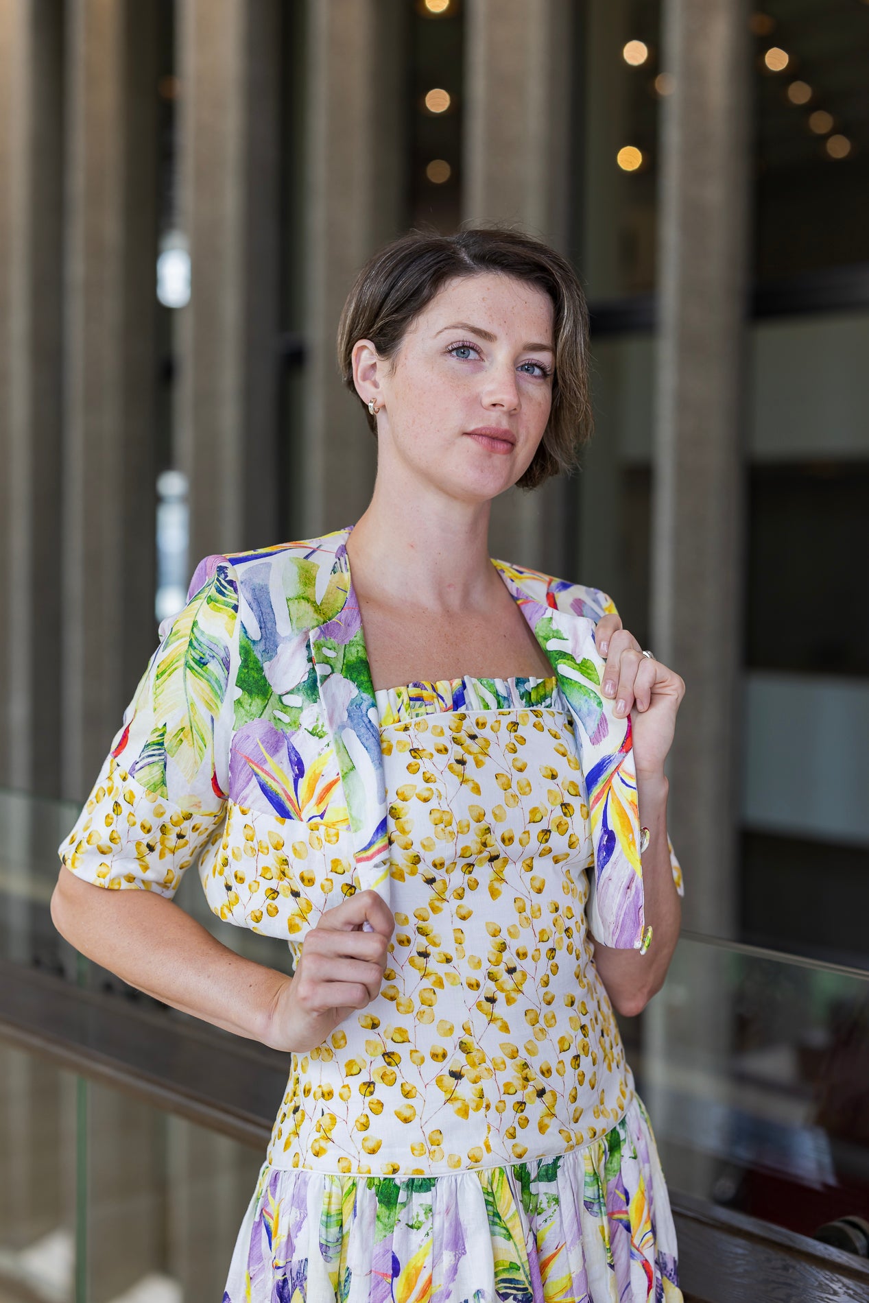 Tropical Dream Strapless Dress