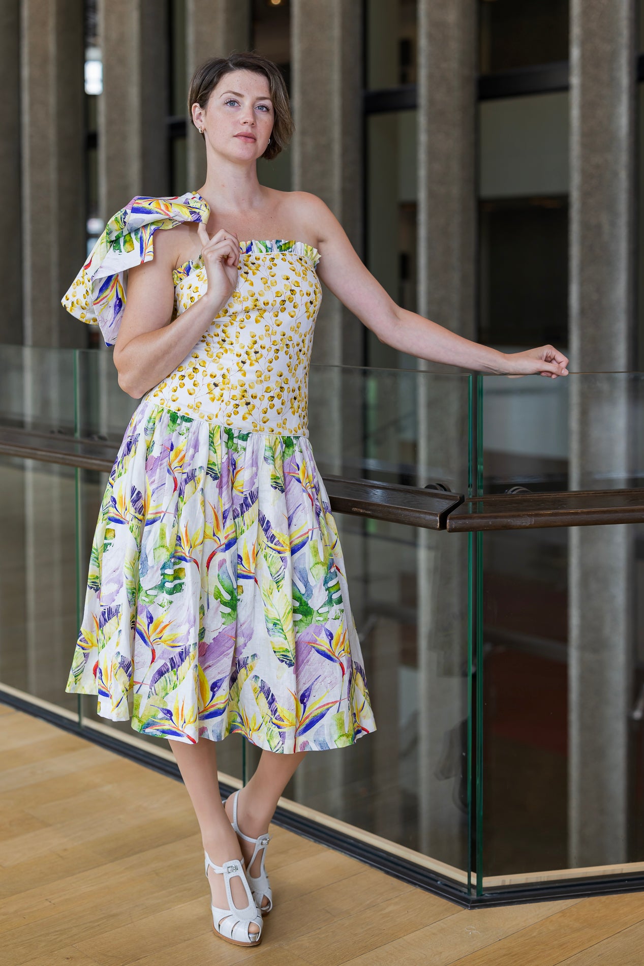 Tropical Dream Strapless Dress